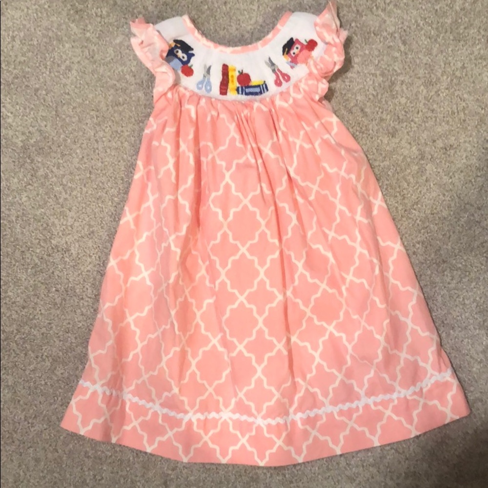 Smocked Back To School Dress